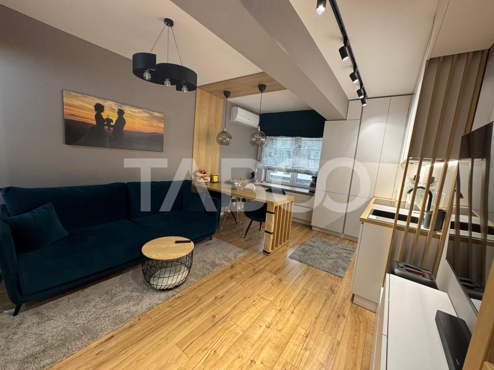 Apartament ultra modern 3 camere cu balcon mobilat utilat Turnisor