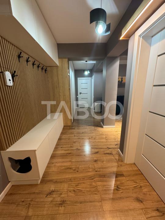 Apartament ultra modern 3 camere cu balcon mobilat utilat Turnisor