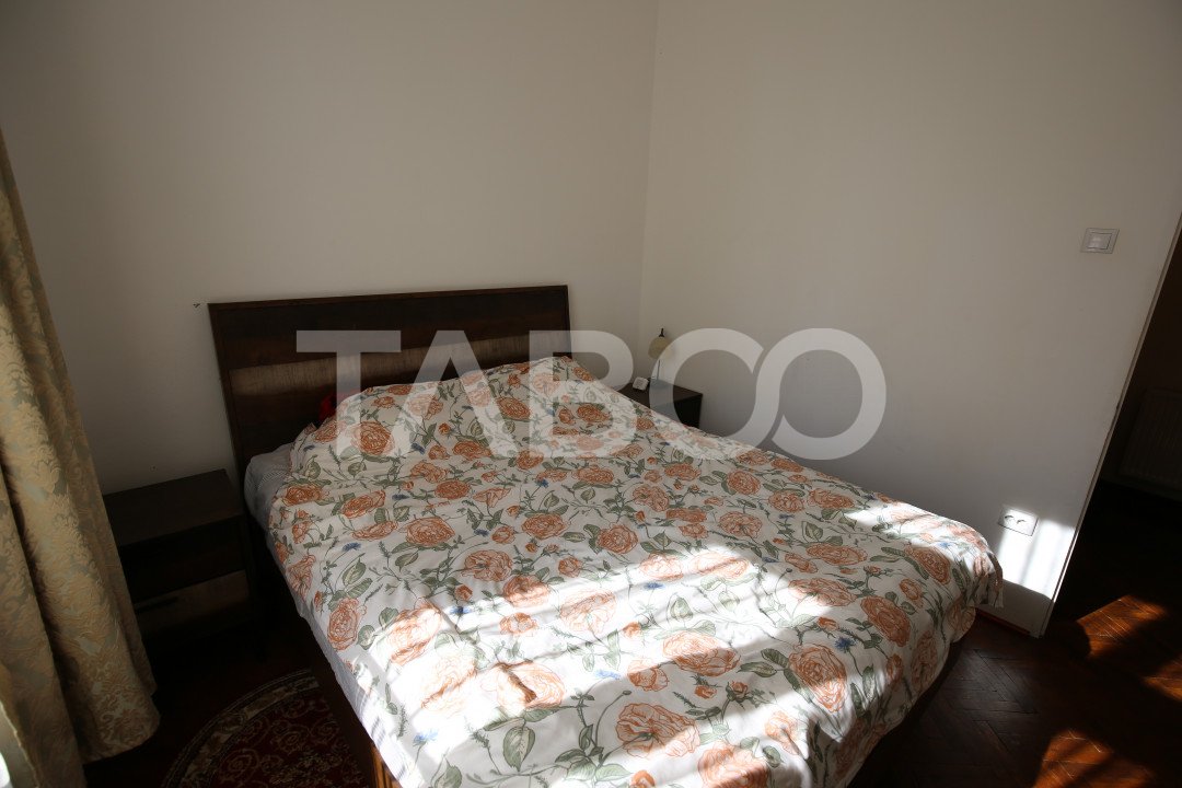 Apartament ultracentral 3 camere complet mobilat și utilat Sibiu