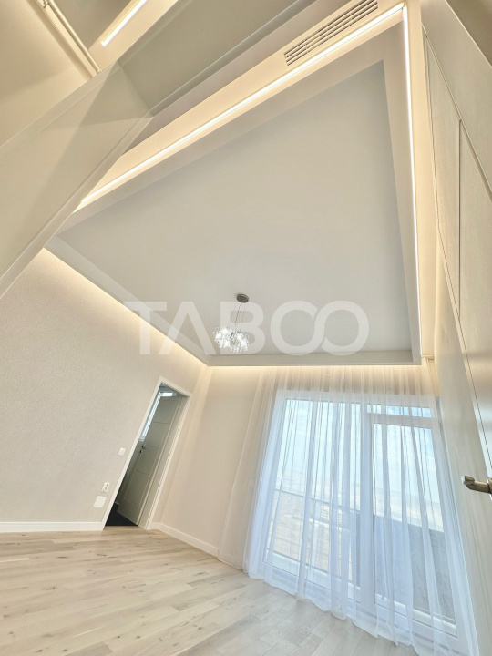 Apartamnent de tip penthouse cu 3 camere ultrafinisat in Floresti
