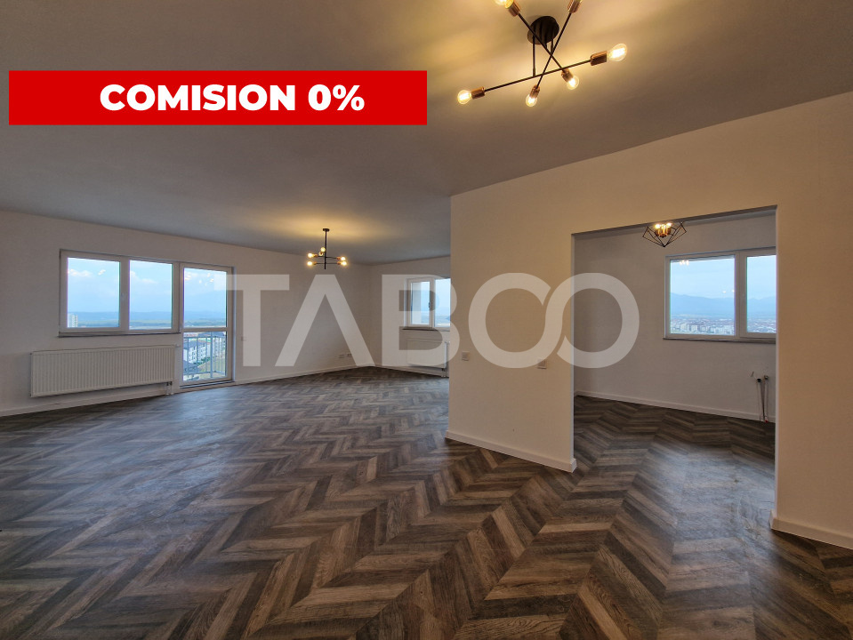 COMISION 0!! Apartament 4 camere 3 balcoane 115 mpu etajul 1 Rahovei in Sibiu - Aleea Sevis