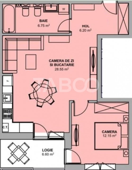 COMISION 0% ! Apartament 54 mpu 2 camere balcon la cheie Doamna Stanca