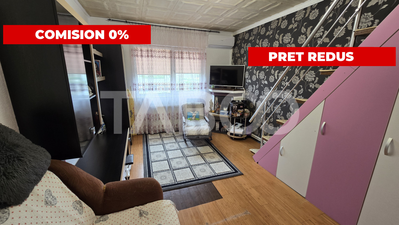 COMISION 0%-Apartament cu 3 camere de vanzare utilat mobilat Lazaret