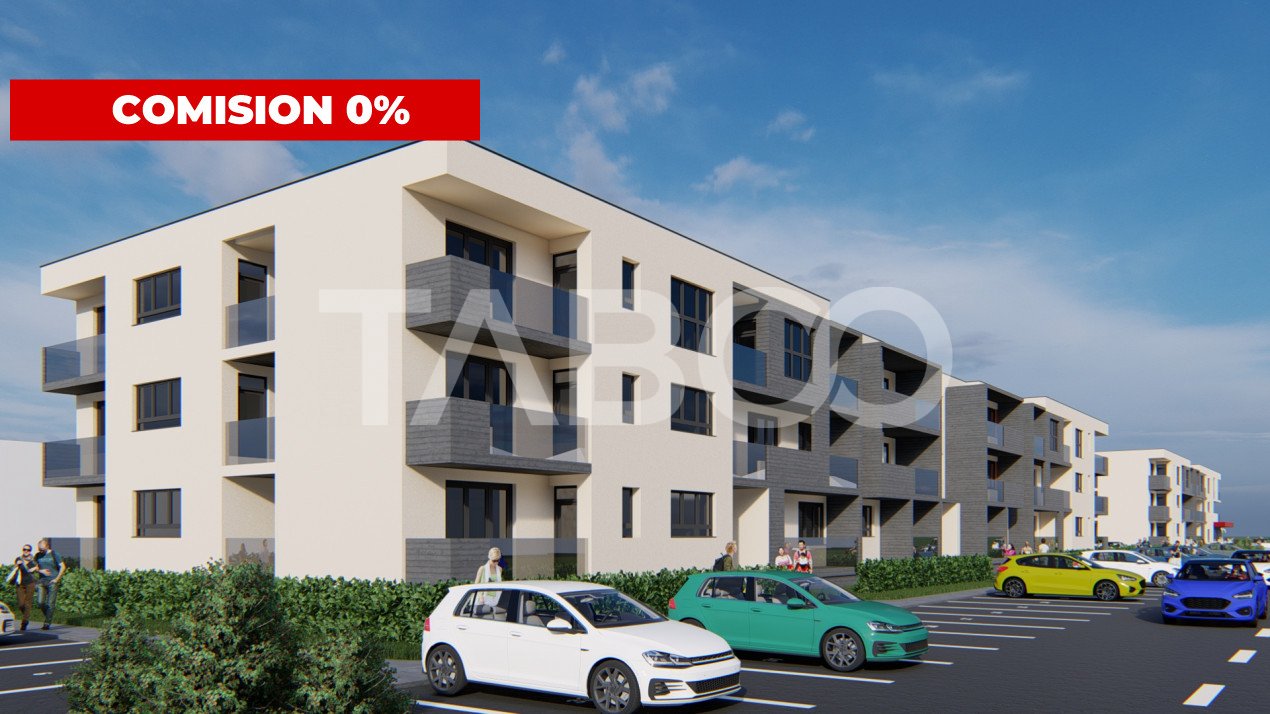 COMISION 0 - Apartament de vanzare 2 camere 59 mpu balcon si gradina