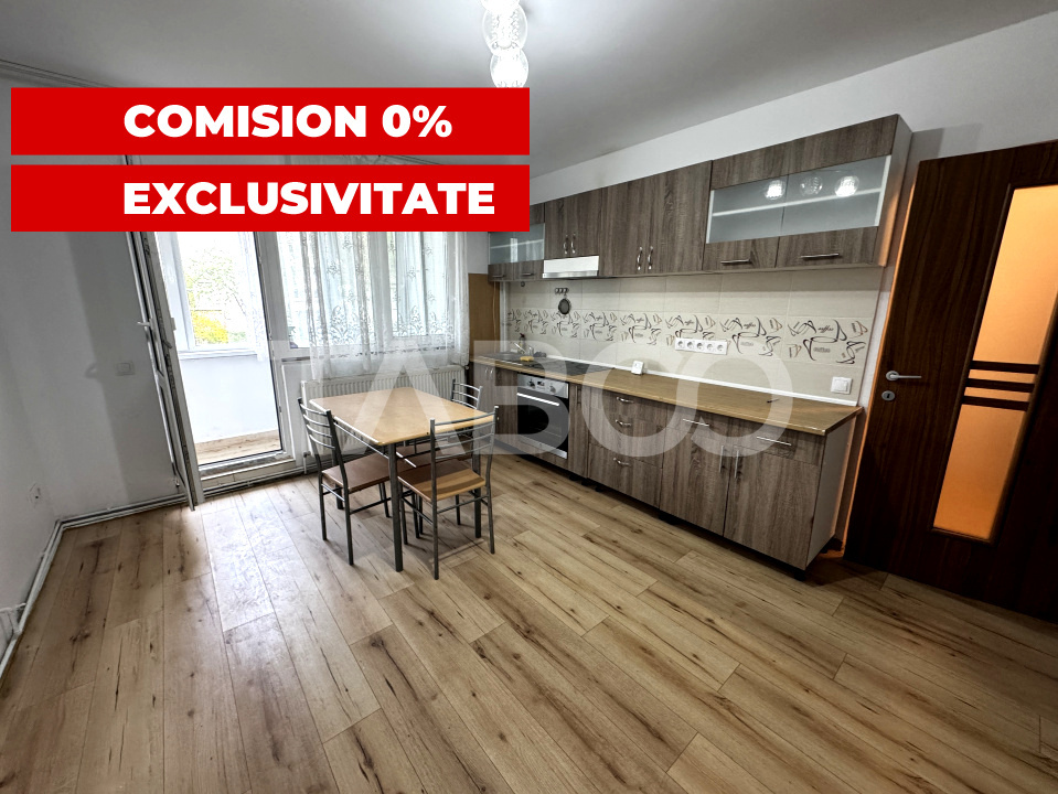 COMISION 0-Apartament renovat complet 3 camere balcon Rahovei Sibiu in Sibiu - Rahovei