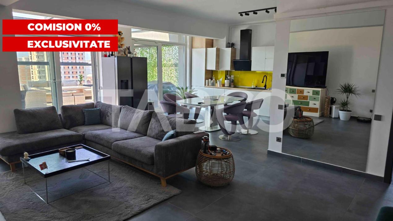 EXCLUSIVITATE Penthouse de lux cu vedere panoramica spre munti Sibiu in Sibiu - Doamna Stanca