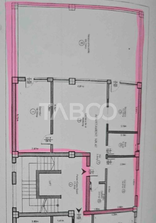 EXCLUSIVITATE Penthouse de lux cu vedere panoramica spre munti Sibiu