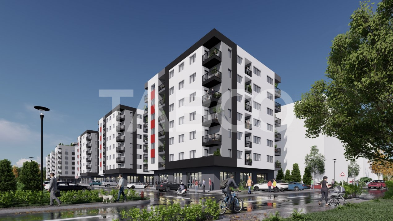 FARA COMISION - Apartament 3 camere 66 mpu balcon Doamna Stanca Sibiu