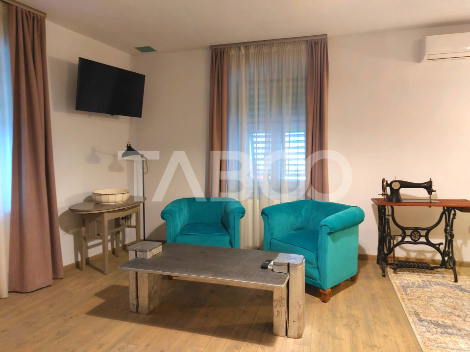 Garsoniede inchiriat la casa camera bucatarie baie langa Lidl Cisnadie