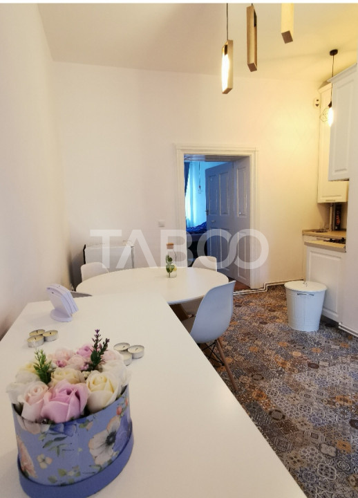 Garsoniera de inchiriat mobilata utilata  modern55 mpu central Sibiu