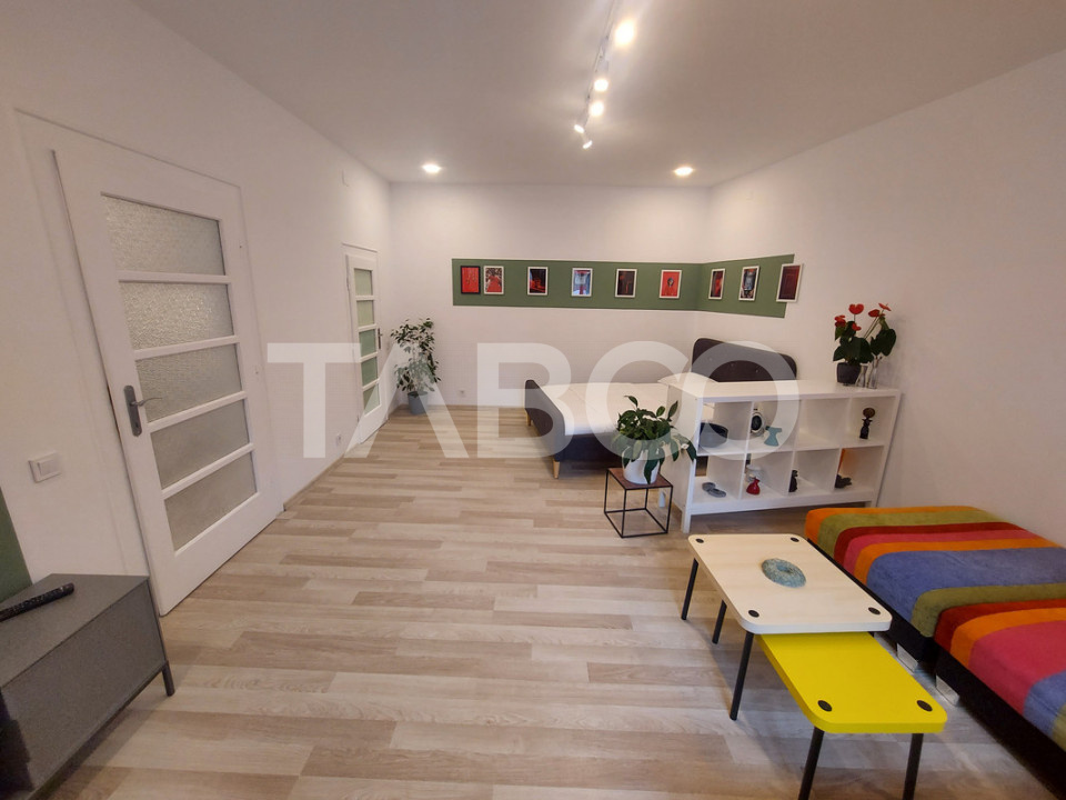 Garsoniera de vanzare 43 mpu pivnita Sibiu zona Orasul de Jos
