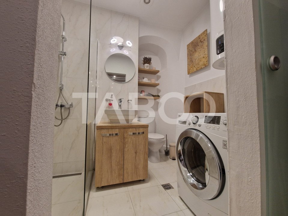 Garsoniera moderna 32mp de inchiriat in centrul Sibiului