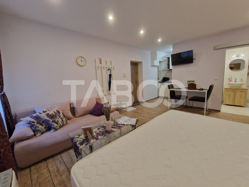 Garsoniera moderna 32mpu de inchiriat in centrul Sibiului