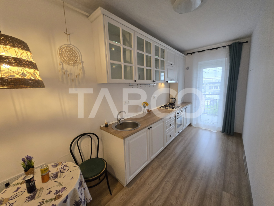 Garsoniera moderna cu terasa de vanzare 40mp zona Broscarie Sibiu