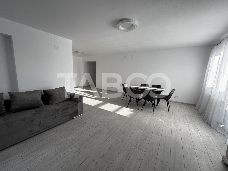 Prima inchiriere-Apartament 3 camere 93 mp 3 balcoane etaj 1 Rahovei